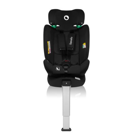 Lionelo - Autosedačka se základnou otočná BRAAM AIR i-Size 40-150 cm Black Carbon