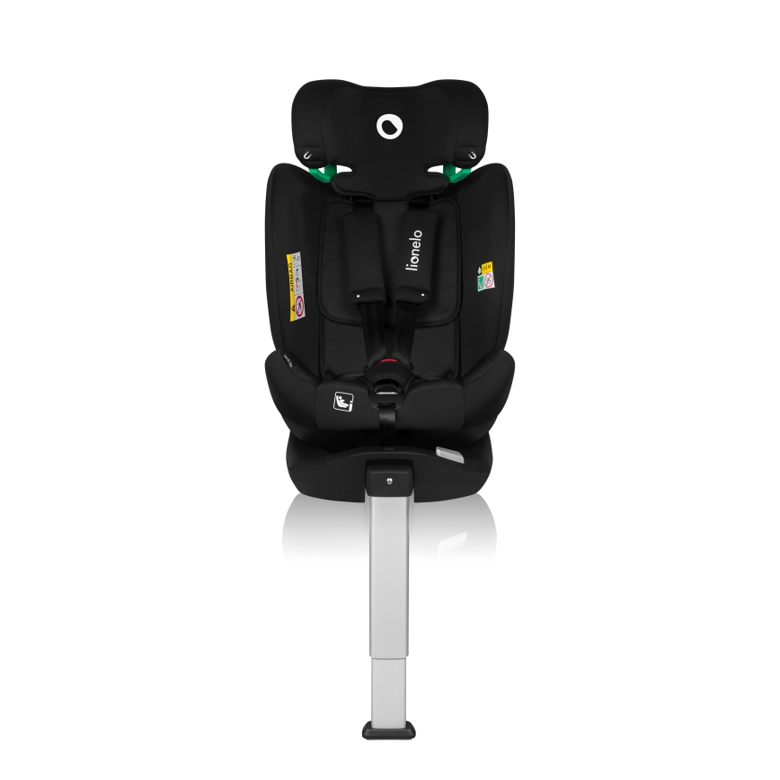 Lionelo - Autosedačka se základnou otočná BRAAM AIR i-Size 40-150 cm Black Carbon