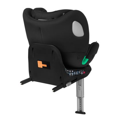Lionelo - Autosedačka se základnou otočná BRAAM AIR i-Size 40-150 cm Black Carbon