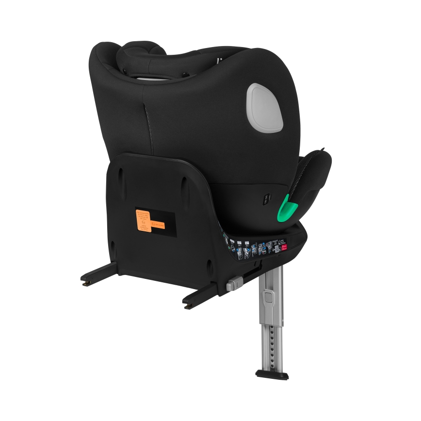 Lionelo - Autosedačka se základnou otočná BRAAM AIR i-Size 40-150 cm Black Carbon