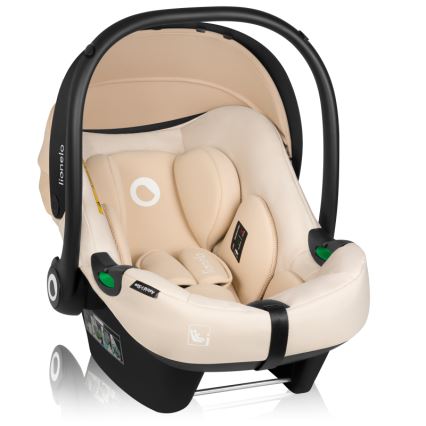 Lionelo - Autosedačka se základnou ASTRID SET i-Size 40-87 cm Beige Sand