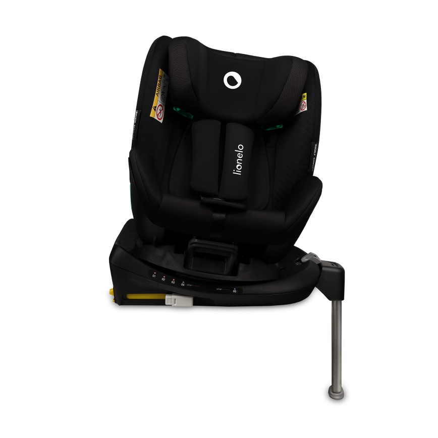 Lionelo - Autosedačka se základnou otočná ANTOON PLUS i-Size 40-105 cm Black Onyx