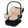 Lionelo - Autosedačka se základnou otočná ASTRID SET i-Size 40-87 cm Beige Sand
