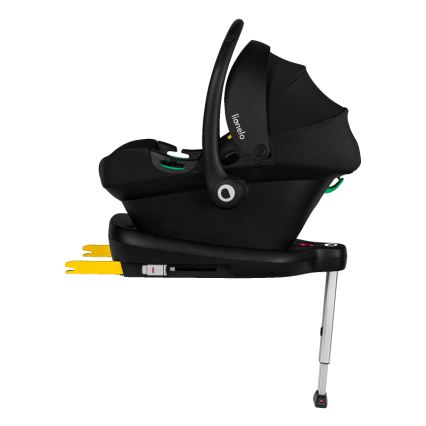 Lionelo - Autosedačka se základnou otočná ASTRID SET i-Size 40-87 cm Black Grey
