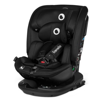 Lionelo - Autosedačka se základnou otočná BASTIAAN i-Size 40-150 cm Black Carbon