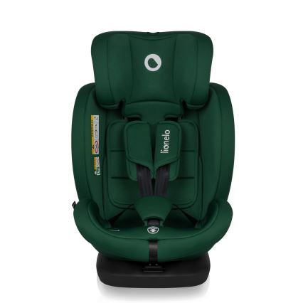 Lionelo - Autosedačka se základnou otočná BASTIAAN i-Size 40-150 cm Green Forest