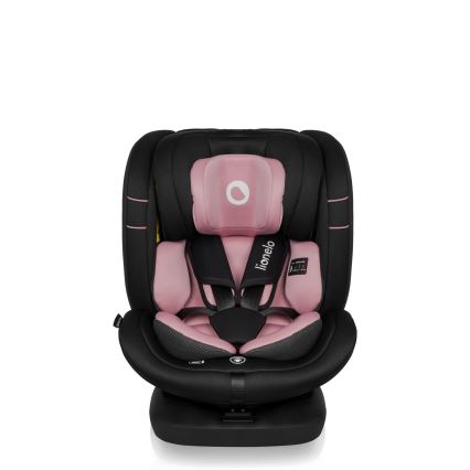 Lionelo - Autosedačka se základnou otočná BASTIAAN i-Size 40-150 cm Pink Rose