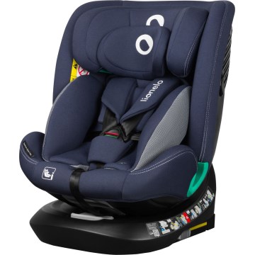 Lionelo - Autosedačka se základnou otočná BASTIAAN ONE i-Size 40-150 cm Blue Navy