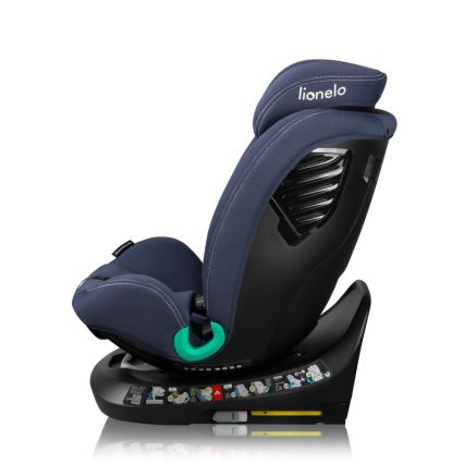 Lionelo - Autosedačka se základnou otočná BASTIAAN ONE i-Size 40-150 cm Blue Navy