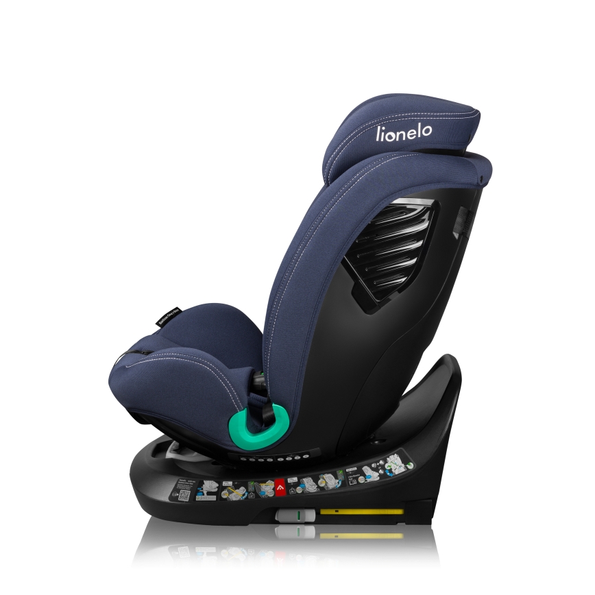 Lionelo - Autosedačka se základnou otočná BASTIAAN ONE i-Size 40-150 cm Blue Navy