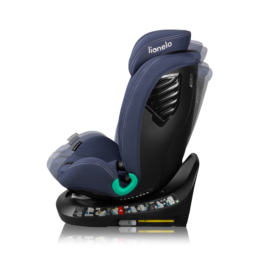 Lionelo - Autosedačka se základnou otočná BASTIAAN ONE i-Size 40-150 cm Blue Navy