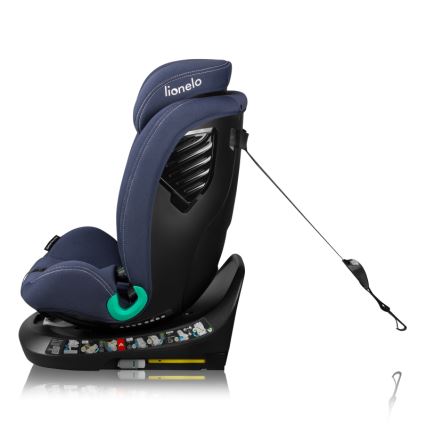 Lionelo - Autosedačka se základnou otočná BASTIAAN ONE i-Size 40-150 cm Blue Navy