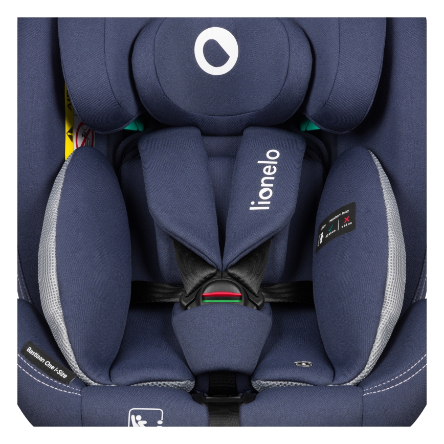 Lionelo - Autosedačka se základnou otočná BASTIAAN ONE i-Size 40-150 cm Blue Navy