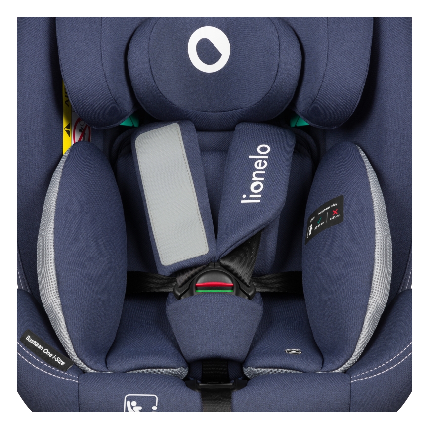 Lionelo - Autosedačka se základnou otočná BASTIAAN ONE i-Size 40-150 cm Blue Navy