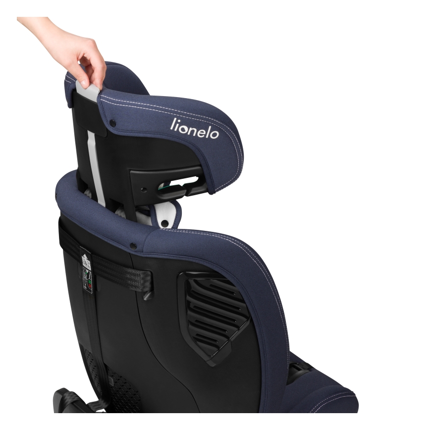 Lionelo - Autosedačka se základnou otočná BASTIAAN ONE i-Size 40-150 cm Blue Navy