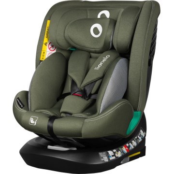 Lionelo - Autosedačka se základnou otočná BASTIAAN ONE i-Size 40-150 cm Green Olive