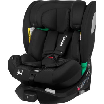 Lionelo - Autosedačka se základnou otočná BRAAM AIR i-Size 40-150 cm Black Carbon