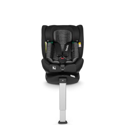 Lionelo - Autosedačka se základnou otočná BRAAM i-Size 40-150 cm Black Carbon