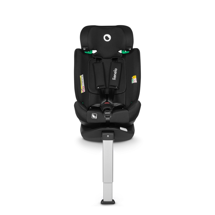 Lionelo - Autosedačka se základnou otočná BRAAM i-Size 40-150 cm Black Carbon