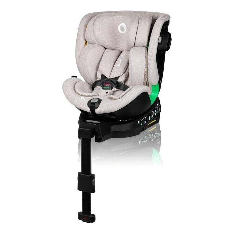 Lionelo - Autosedačka se základnou otočná HARMONY i-Size 40-150 cm béžová