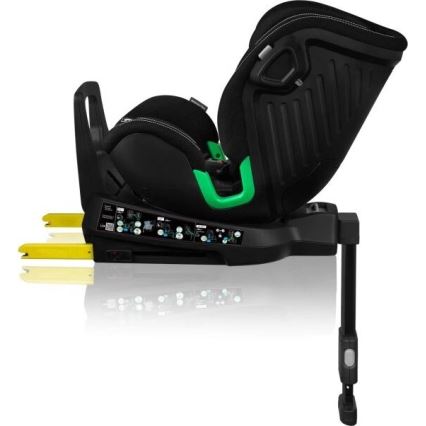 Lionelo - Autosedačka se základnou otočná HARMONY i-Size 40-150 cm černá