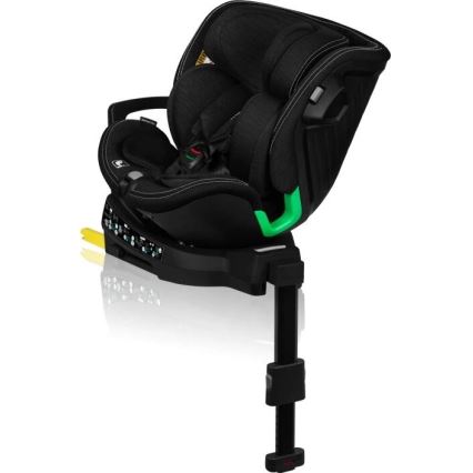 Lionelo - Autosedačka se základnou otočná HARMONY i-Size 40-150 cm černá