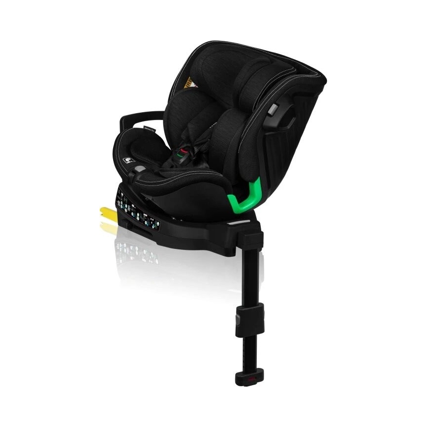 Lionelo - Autosedačka se základnou otočná HARMONY i-Size 40-150 cm černá