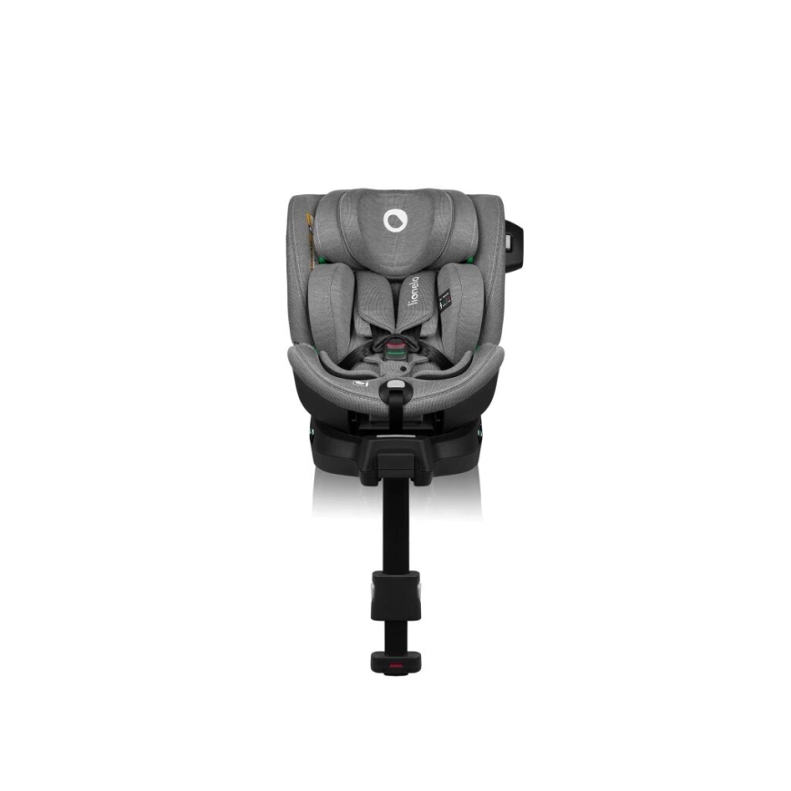 Lionelo - Autosedačka se základnou otočná HARMONY i-Size 40-150 cm černá/šedá