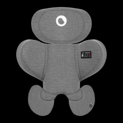 Lionelo - Autosedačka se základnou otočná HARMONY i-Size 40-150 cm černá/šedá