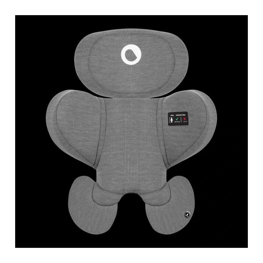 Lionelo - Autosedačka se základnou otočná HARMONY i-Size 40-150 cm černá/šedá