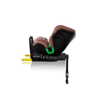 Lionelo - Autosedačka se základnou otočná HARMONY i-Size 40-150 cm cihlová