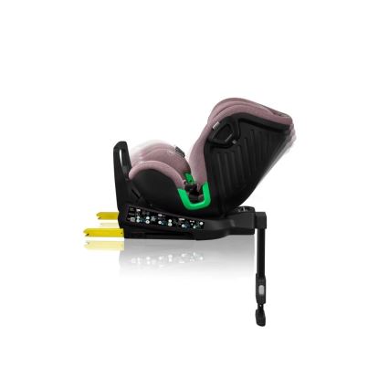 Lionelo - Autosedačka se základnou otočná HARMONY i-Size 40-150 cm růžová
