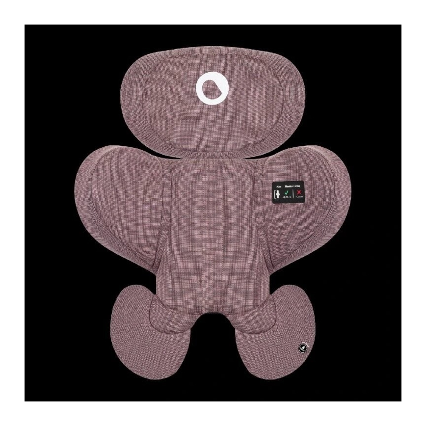 Lionelo - Autosedačka se základnou otočná HARMONY i-Size 40-150 cm růžová