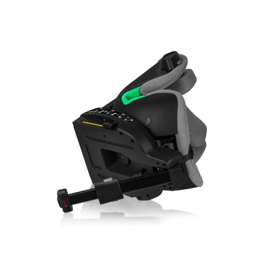 Lionelo - Autosedačka se základnou otočná HARMONY i-Size 40-150 cm šedá