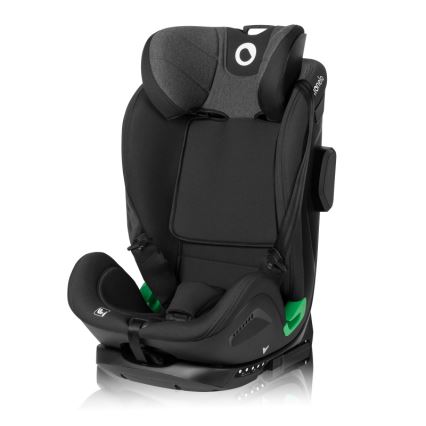 Lionelo - Autosedačka se základnou otočná HARPER i-Size 76-150 cm Black Carbon