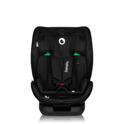 Lionelo - Autosedačka se základnou otočná LAVENDER i-Size 76-150 cm Black Carbon