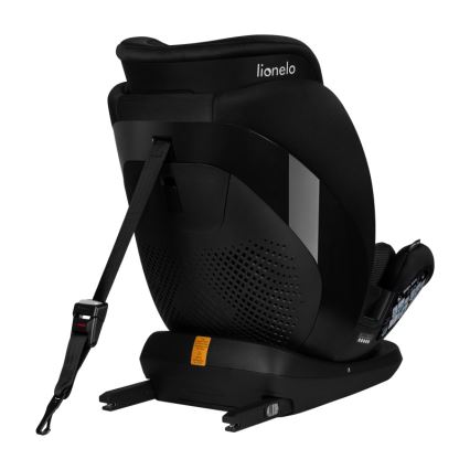 Lionelo - Autosedačka se základnou otočná LAVENDER i-Size 76-150 cm Black Carbon
