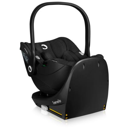 Lionelo - Autosedačka se základnou otočná MOXIE SET i-Size 40-87 cm Black Carbon