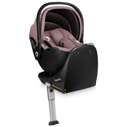 Lionelo - Autosedačka se základnou otočná MOXIE SET i-Size 40-87 cm Pink Mauve