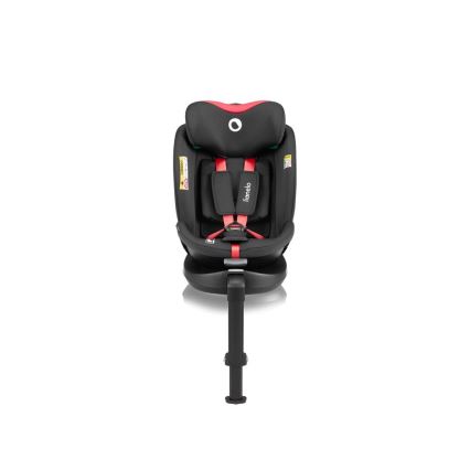 Lionelo - Autosedačka se základnou otočná NAVY i-Size 40-150 cm černá/červená