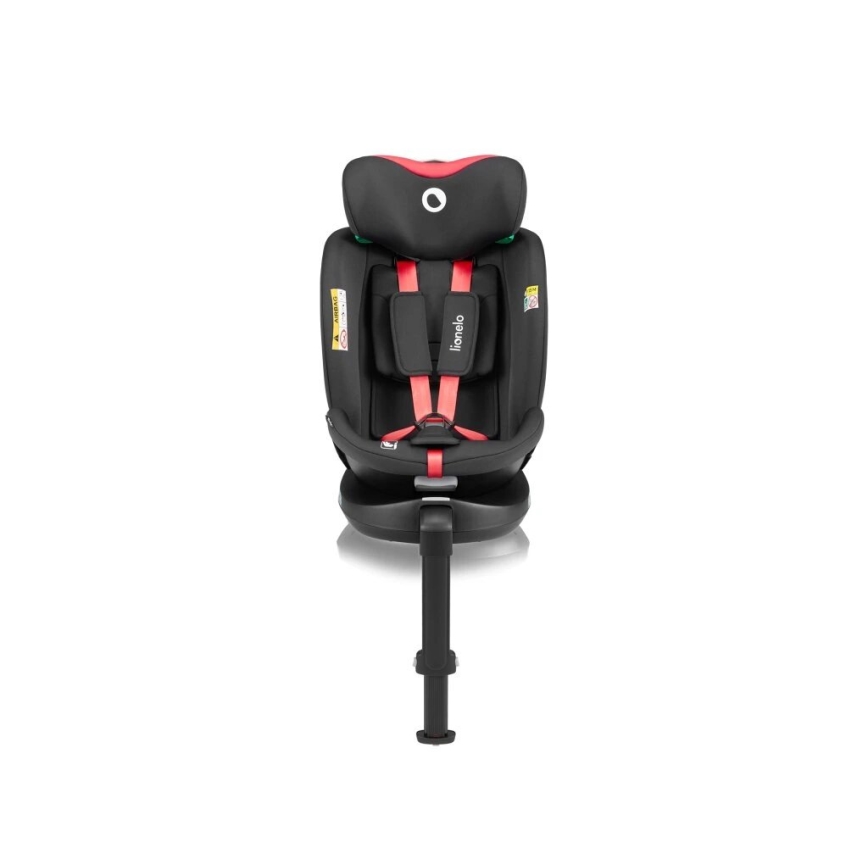 Lionelo - Autosedačka se základnou otočná NAVY i-Size 40-150 cm černá/červená