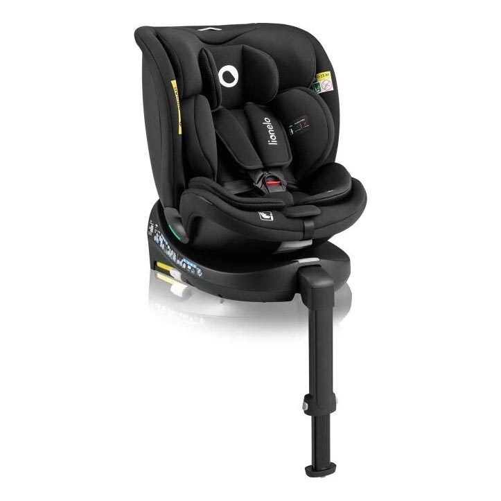 Lionelo - Autosedačka se základnou otočná NAVY i-Size 40-150 cm černá