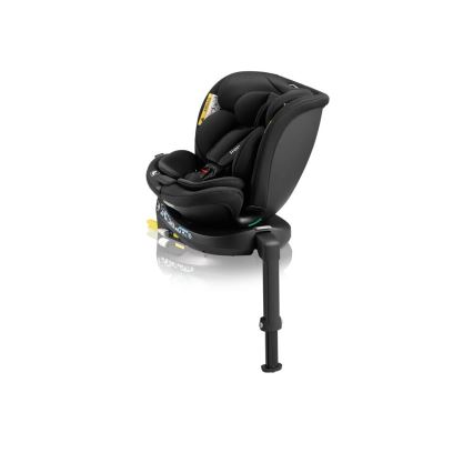 Lionelo - Autosedačka se základnou otočná NAVY i-Size 40-150 cm černá