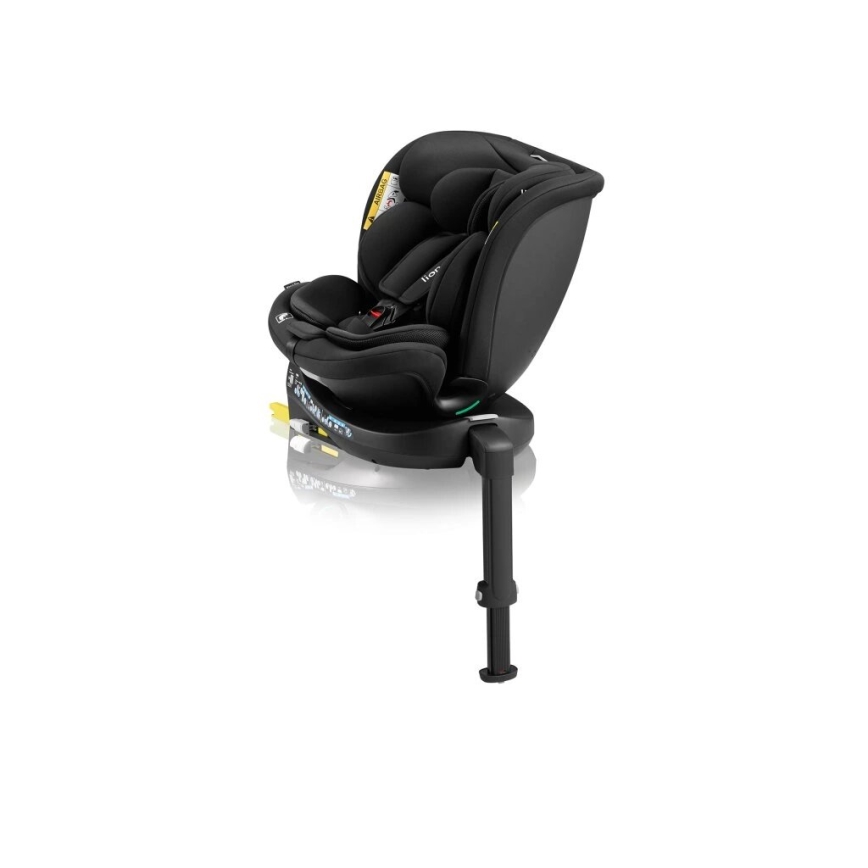 Lionelo - Autosedačka se základnou otočná NAVY i-Size 40-150 cm černá