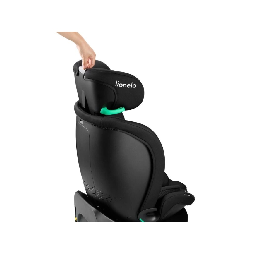 Lionelo - Autosedačka se základnou otočná NAVY i-Size 40-150 cm černá