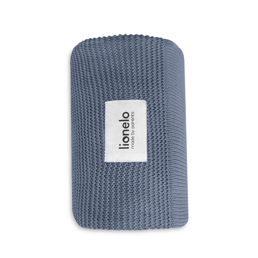 Lionelo - Bambusová deka BAMBOO BLANKET 75x100 cm Blue