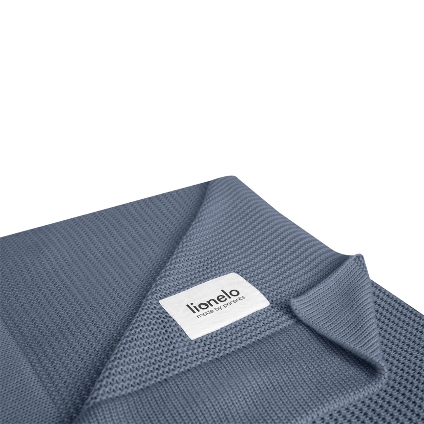 Lionelo - Bambusová deka BAMBOO BLANKET 75x100 cm Blue