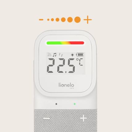 Lionelo - Bezdrátová nabíjecí dětská audio chůvička BABYLINE 2.3 5V