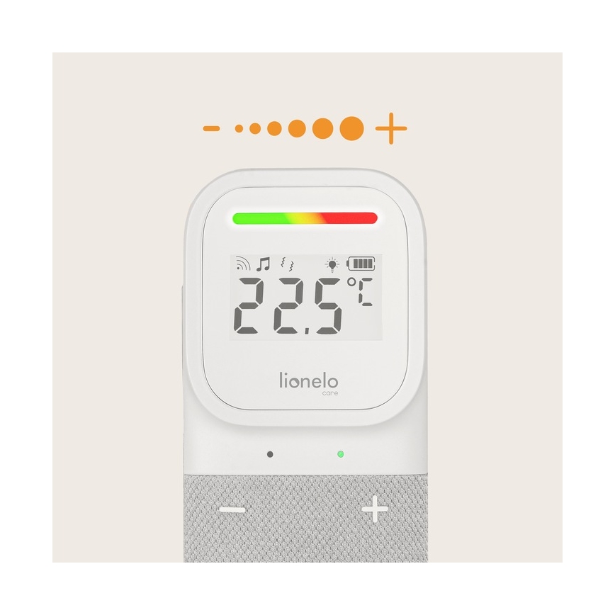 Lionelo - Bezdrátová nabíjecí dětská audio chůvička BABYLINE 2.3 5V