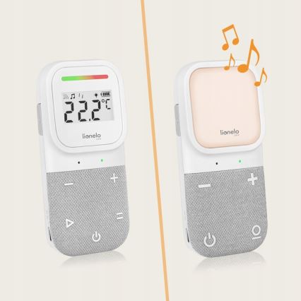 Lionelo - Bezdrátová nabíjecí dětská audio chůvička BABYLINE 2.3 5V
